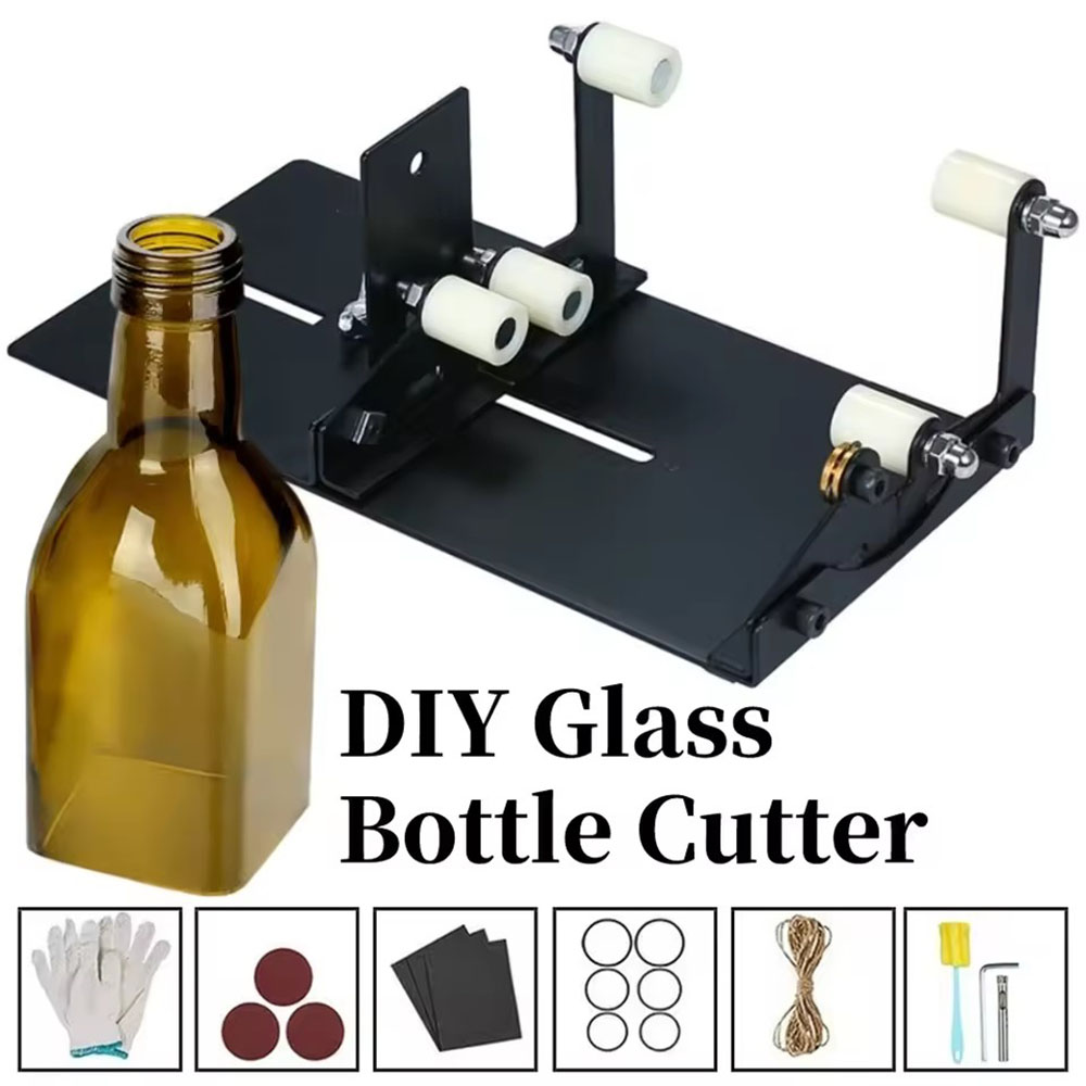 Wine Beer World - أداة قطع الزجاجات الزجاجية، آلة قطع