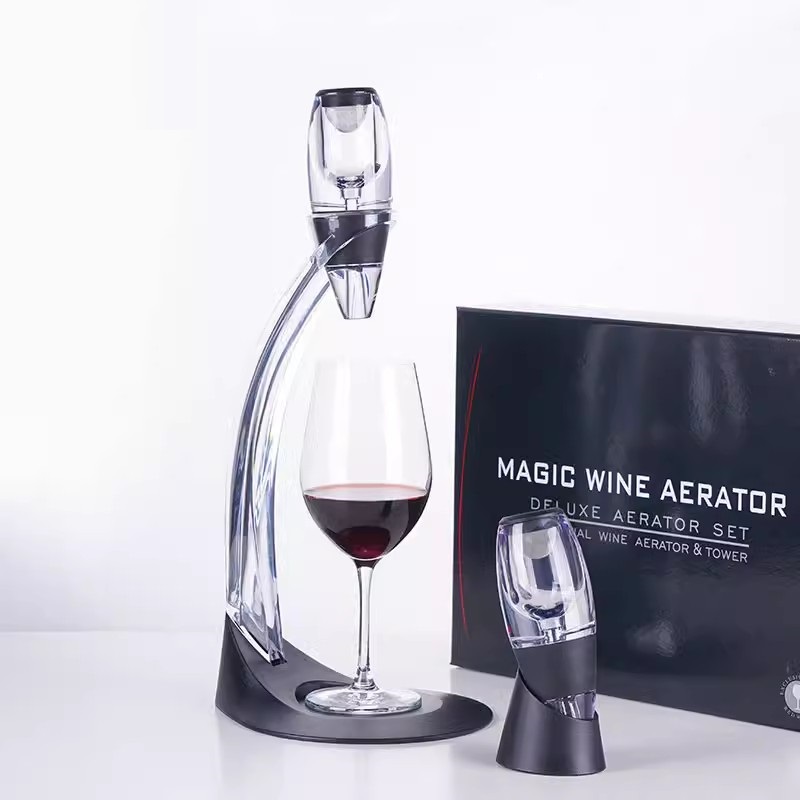 Decanter Aerator Set - مدفق إناء النبيذ الأحمر الاحترافي مع