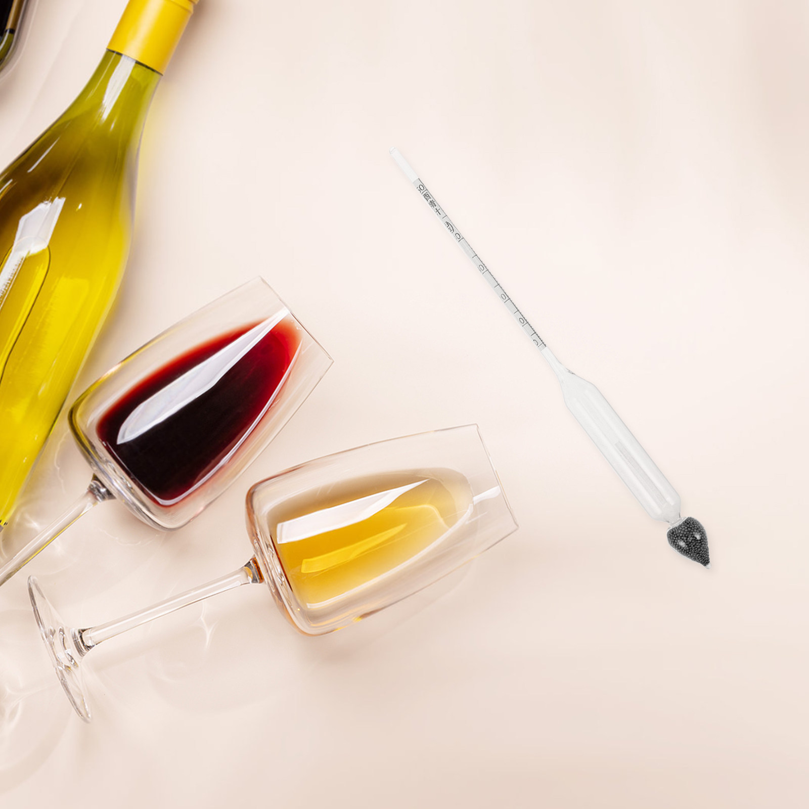 Wine To Beer Alcohol - قطعتان من جهاز قياس نسبة الكحول،