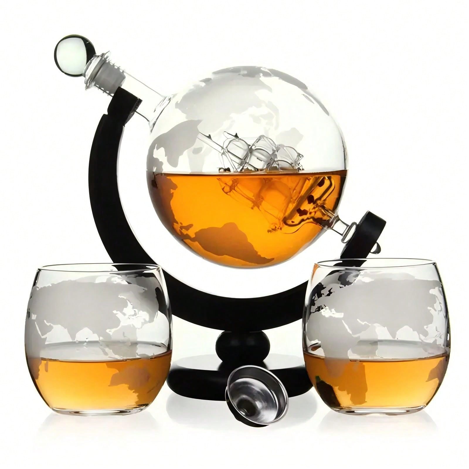 Decanter Aerator Set - مجموعة دورق ويسكي كروي الشكل مع