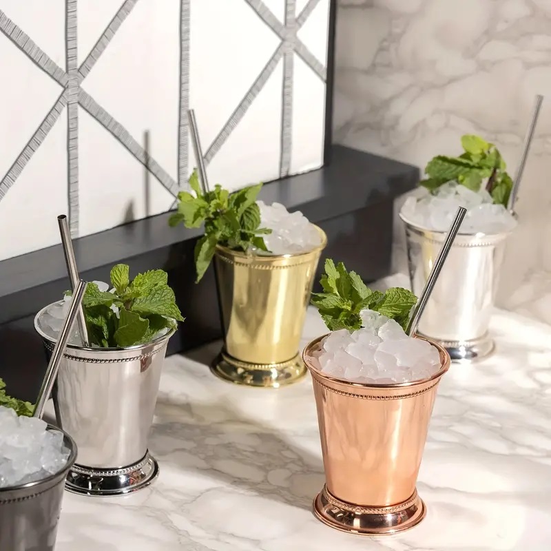 تيكي النعناع Julep القدح كوكتي - مراجعة Wine Beer Mixed Drinks وسعره