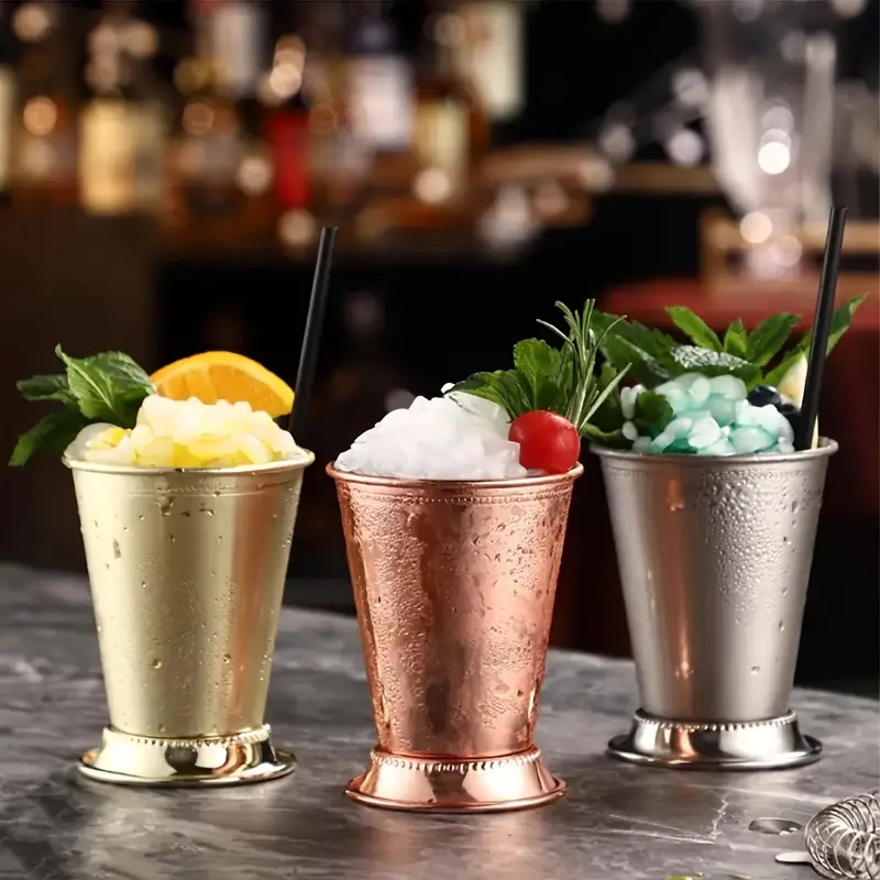 تيكي النعناع Julep القدح كوكتي - مراجعة Wine Beer Mixed Drinks وسعره