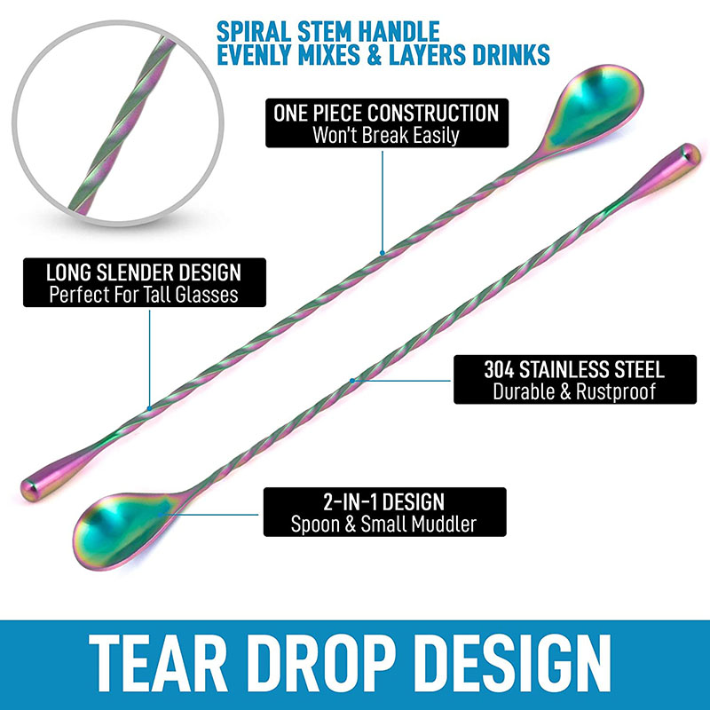 ملعقة كوكتيل على شكل دمعة بطول - مراجعة Bar Spoon Twisted وسعره