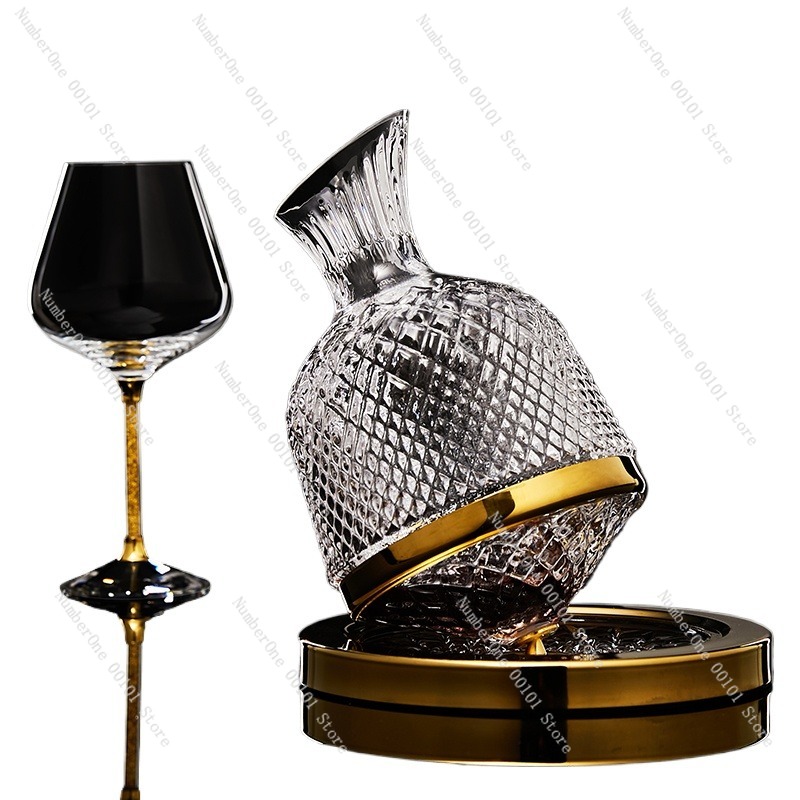 مجموعة إناء النبيذ الكريستالي  - مراجعة Decanter Aerator Set وسعره