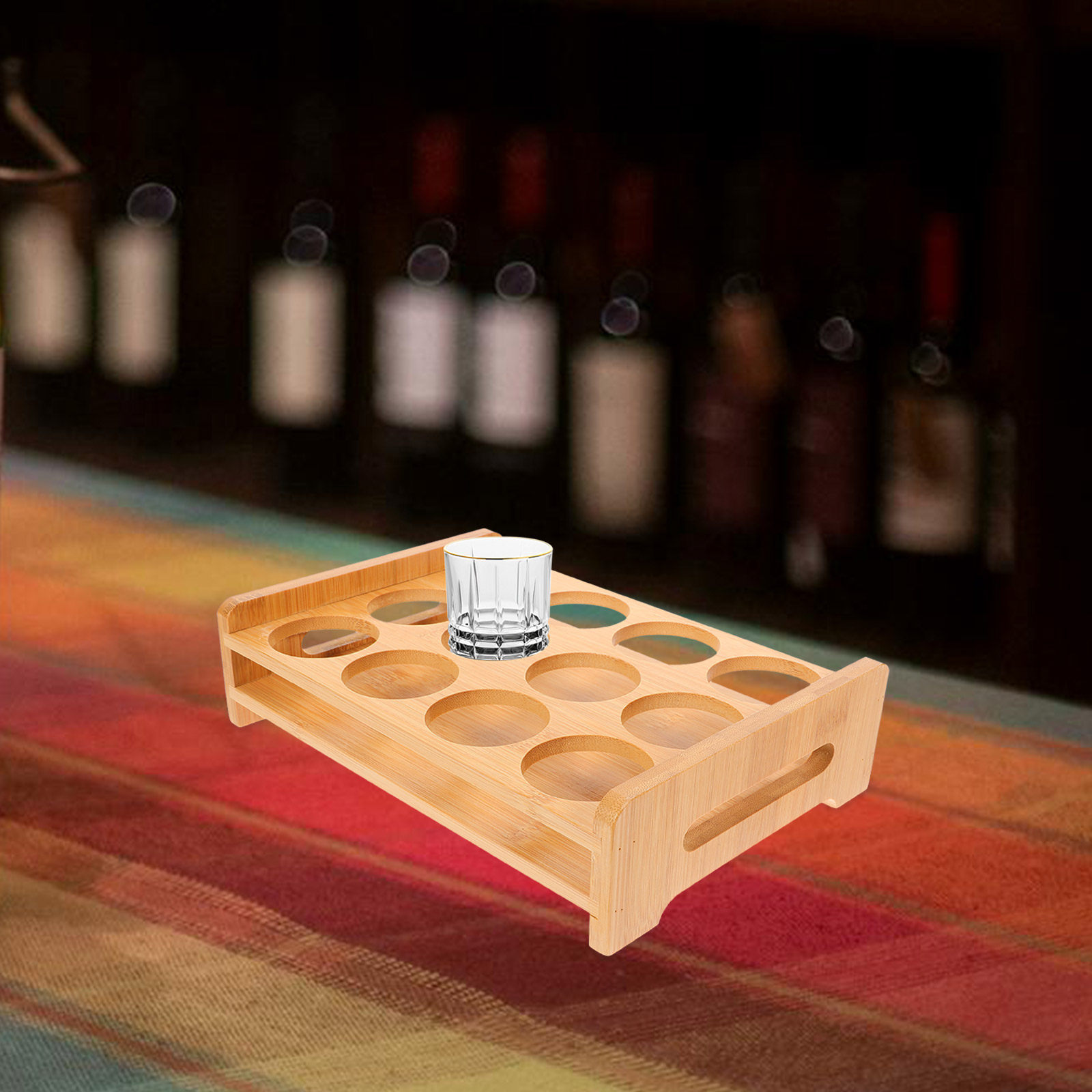حامل عرض أكواب الشوت من الخيزر - مراجعة Wine Beer And وسعره